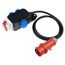  MIXO CEE Adapter as-Schwabe MIXO CEE Adapter ENZ 16A, mit 2 m H07RN-F 5G2,5 12362065