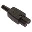  Thermoplast Stecker und Steckdosen as-Schwabe Thermoplast-Gerätesteckdose 155°, schwarz, Typ C15A Heißgeräte 12362612