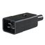  Thermoplast Stecker und Steckdosen as-Schwabe Thermoplast-Gerätestecker 70°, schwarz, Typ C20 Kaltgerätestecker 12362613