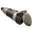 Steckvorrichtung 230V as-Schwabe SCHUKOultra Pro Kupplung grau/schwarz 12362590