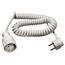  Verlängerung PVC 230V as-Schwabe Schutzkontakt-Spiralkabel 1-2,5m, H05VV-F 3G1,5, weiß, IP20 12361964
