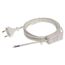  Anschlussleitung PVC as-Schwabe Euro-Zuleitung weiß, 3m H03VVH2-F 2x0,75 12362385