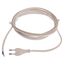  Anschlussleitung PVC as-Schwabe Euro-Anschlussleitung, weiß, 3m H03VVH2-F 2x0,75 12362380