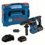  18V System Bosch Akku-Bohrhammer mit SDS-plus GBH 18V-26 F, mit 2 x 5.0 Ah Li-Ion Akku, L-BOXX 12369422