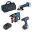  3-tlg. Set Bosch Combo Kit 3-tlg. 18V: GSR + GBH + GWS + 2 x GBA 5,0 Ah + GAL 12369532