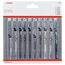  Stichsägeblätter 10-teilige Stichsägeblatt-Sets Clean Precision mit T-Schaft Bosch 10-tlg. Stichsägeblatt-Set Clean Cutting, T-Schaft, für Stichsägen 12374334