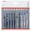  Stichsägeblätter 10-teilige Stichsägeblatt-Sets Wood and Metal mit T-Schaft Bosch 10-tlg. Stichsägeblatt-Set für Wood and Metal, T-Schaft, für Stichsägen 12374332