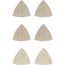 EXPERT M480 Netzstruktur-Schleifblätter Set für Deltaschleifer Bosch EXPERT M480 Schleifnetz-Set, 93 x 93 mm, 6 Stück, für Deltaschleifer 12376103