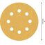 EXPERT C470 Schleifblatt mit 8 Löchern für Exzenterschleifer Bosch EXPERT C470 Schleifpapier mit 8 Löchern für Exzenterschleifer, 115 mm, G 60, 5-tlg., für Exzenterschleifer 12376334