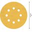  EXPERT C470 Schleifblatt mit 8 Löchern für Exzenterschleifer Bosch EXPERT C470 Schleifpapier mit 8 Löchern für Exzenterschleifer, 125 mm, G 400, 5-tlg., für Exzenterschleifer 12376340