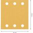  EXPERT C470 Schleifblatt mit 6 Löchern für Schwingschleifer Bosch EXPERT C470 Schleifpapier mit 6 Löchern für Schwingschleifer, 115 x 107 mm, G 80, 10-tlg., für Exzenterschleifer 12375529