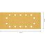  EXPERT C470 Schleifblatt mit 14 Löchern für Schwingschleifer Bosch EXPERT C470 Schleifpapier mit 14 Löchern für Schwingschleifer, 115 x 280 mm, G 40, 10-tlg., für Exzenterschleifer 12375584