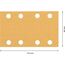  EXPERT C470 Schleifblatt mit 8 Löchern für Schwingschleifer Bosch EXPERT C470 Schleifpapier mit 8 Löchern für Schwingschleifer, 80 x 133 mm, G 100, 10-tlg., für Exzenterschleifer 12375559