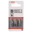  Extra Hard Schrauberbitpacks, Schlitz Bosch Dreiteiliges Schrauberbit-Set, Extra Hard, für Bohrmaschinen 12376984