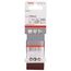  X440 Best for Wood and Paint Schleifbänder für Bandschleifer Bosch 3-tlg. Schleifband-Set X440, für Bandschleifer 12376669
