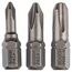  Extra Hard Schrauberbitpacks, Phillips Bosch Dreiteiliges Schrauberbit-Set, Extra Hard, für Bohrmaschinen 12376986
