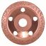  Carbide-Schleifköpfe, 22,23-mm-Bohrung für kleine Winkelschleifer Bosch Carbide-Topfscheibe, für kleine Winkelschleifer 12377387