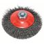 Clean for Metal Gewellte Pinselbürste für Winkelschleifer Bosch Kegelbürste, 115 mm, gewellter Stahldraht, für kleine Winkelschleifer 12377430