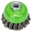  Gezopfte Topfbürsten Heavy for Inox für Winkelschleifer Bosch Topfbürste 65 mm, gezopfter rostfreier Stahldraht, für kleine Winkelschleifer 12377410