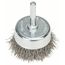  Gewellte Topfbürsten Clean for Inox für Bohrer Bosch Topfbürste 50 x 0,3 mm, gewellter rostfreier Stahldraht, für Dreh- und Schlagbohrer 12377439