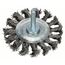  Gezopfte Scheibenbürsten Heavy for Inox für Bohrmaschinen Bosch Scheibenbürste 70 x 0,35 mm, gezopfter rostfreier Stahldraht, für Dreh- und Schlagbohrer 12377459