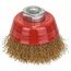  Gewellte Topfbürsten Clean for Metal mit M14-Gewinde für Winkelschleifer, vermessingt Bosch Topfbürste 70 mm, gewellter Draht, vermessingt, für kleine Winkelschleifer 12377418