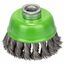  Gezopfte Topfbürsten Heavy for Inox für Winkelschleifer Bosch Topfbürste 75 mm, gezopfter rostfreier Stahldraht, für kleine Winkelschleifer 12377411