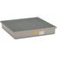  105 - Auffangwannen GFK Cemo GFK-Auffangwanne 220/4 l m. verz. Gitterrost, m. Zulassung, 128x128x21 cm 12383710
