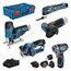  Profi-Sets Bosch 5er Werkzeug-Set 12V: GSR + GOP + GHO + GWS + GST + 3x GBA + GAL + XL-BOXX 12377796