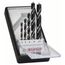  Holzspiralbohrer-Sets mit zylindrischem Schaft Bosch 5-tlg. Holzspiralbohrer-Set, Robust Line, 4–10 mm, für Bohrmaschinen 12370665