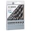  HSS PointTeQ Spiralbohrer-Sets mit Sechskantschaft Bosch HSS-Spiralbohrer-Set PointTeQ, 10-tlg., 1–10 mm, für Bohrmaschinen 12372102