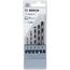  HSS PointTeQ Spiralbohrer-Sets mit Sechskantschaft Bosch 5-tlg. HSS PointTeQ Sechskantbohrer-Set, 2–6 mm, für Dreh- und Schlagbohrer 12372103