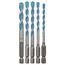  HEX-9 MultiConstruction-Bohrer-Sets Bosch 5-tlg. Mehrzweckbohrer-Set HEX-9 MultiConstruction, 4/5/6/6/8 mm, für Dreh- und Schlagbohrer 12372236