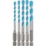  EXPERT HEX-9 MultiConstruction Bohrer-Sets Bosch EXPERT HEX-9 MultiConstruction Bohrer-Set, 4/5/6/6/8 mm, 5-tlg., für Dreh- und Schlagbohrer 12372233