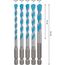  EXPERT HEX-9 MultiConstruction Bohrer-Sets Bosch EXPERT HEX-9 MultiConstruction Bohrer-Set, 5,5/6/6/7/8 mm, 5-tlg., für Dreh- und Schlagbohrer 12372234