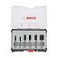  Fräser-Sets Nutfräser-Sets, 6-teilig Bosch Fräser-Set, 6-tlg. Nutfräser-Set, 8-mm-Schaft, für Handfräsen 12372258