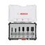  Fräser-Sets Nutfräser-Sets, 6-teilig Bosch Fräser-Set, 6-tlg. Nutfräser-Set, 6-mm-Schaft, für Handfräsen 12372257