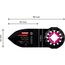  EXPERT AVZ 32 RT4 Schleiffinger Bosch EXPERT Sanding Finger Coarse AVZ 32 RT4 Schleifplatte für Multifunktionswerkzeuge, 32 x 50 mm, für oszillierende Multifunktionswerkzeuge 12372767