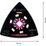  EXPERT AVZ 90 RT6 Schleifplatten Bosch EXPERT Sanding Plate AVZ 90 RT6 Blatt für Multifunktionswerkzeuge, 90 mm, für oszillierende Multifunktionswerkzeuge 12372777
