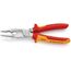  Elektro-Installationszangen KNIPEX 13 96 200 Elektro-Installationszange isoliert mit Mehrkomponenten-Hüllen, VDE-geprüft verchromt 200 mm 12380319