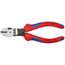  Schneidende Zangen Kraft-Seitenschneider KNIPEX 74 02 160 Kraft-Seitenschneider mit Mehrkomponenten-Hüllen schwarz atramentiert 160 mm 12380459