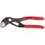 KNIPEX Cobra® Hightech-Wasserpumpenzangen KNIPEX 87 01 125 Cobra® Hightech-Wasserpumpenzange mit rutschhemmendem Kunststoff überzogen grau atramentiert 125 mm 12380279