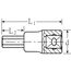  INHEX-Einsatz 1/2'' 54 1/2" (12,5 mm) Schraubendrehereinsatz 10 mm L. 60 mm 12361284