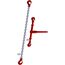  2-teilige, mit galvanisch verzinkter Kette McBULL® 2-teilige-Zurrkette, GK8, galv. verz., 10 mm, 3,5 Meter 12401150