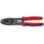  Crimpzangen KNIPEX 97 21 215 SB Crimpzange mit Mehrkomponenten-Hüllen schwarz lackiert 230 mm 12380238