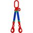  2-Strang mit Standard-Aufhängering McBULL® 2-Strang-Rundschlingengehänge, 1 Meter, 0-45° = 4200 kg/45-60°= 3000 kg, Typ5 12399441