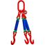  3-Strang mit Standard-Aufhängering McBULL® 3-Strang-Rundschlingengehänge, 1 Meter, 0-45° = 8400 kg/45-60°= 6000 kg, Typ6 12399476