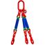  3-Strang mit Standard-Aufhängering McBULL® 3-Strang-Rundschlingengehänge, 1 Meter, 0-45° = 2100 kg/45-60°= 1500 kg, Typ7 12399462