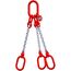  3-Strang-Kettengehänge, mit galvanisch verzinkter Kette mit Standard-Aufhängering McBULL® 3-Strang-Kettengehänge, GK8, galv. verz., 16 mm, 1 Meter, Typ8"GV" 12401001