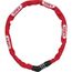 Schl. Ketten Kombi Fahrrad Abus Kettenschloss 4804C/75 red 12354056